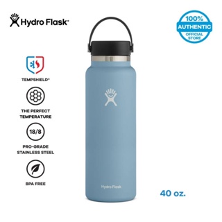 [ส่งจากโรงงานโดยตรง] ของแท้ ขวดน้ํา ปากกว้าง Hydroflask 2.0 40 ออนซ์ พร้อมฝาปิด มีฉนวนสุญญากาศ เก็บความเย็น และร้อน 12 ชั่วโมง - 24 ชั่วโมง