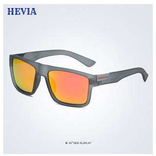 Hevia HEVIA แว่นตากันแดด เลนส์โพลาไรซ์ แฟชั่นยุโรป และอเมริกา สําหรับผู้ชาย PG107