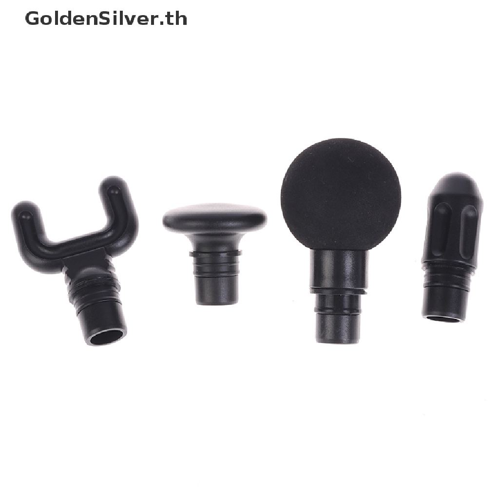 Goldensilver อะแดปเตอร์หัวปืนนวดผ่อนคลายกล้ามเนื้อ สีเงิน สําหรับก้าน 18-19 มม. TH