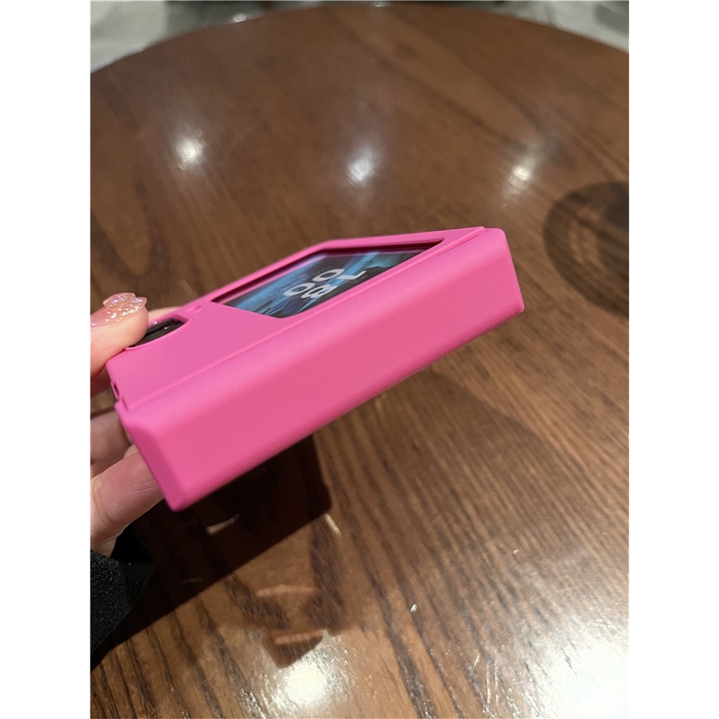 เคสโทรศัพท์มือถือ แบบฝาพับ กันกระแทก สีแคนดี้ หรูหรา เรียบง่าย สําหรับ OPPO Find N3 Flip findn2 Flip Find N2 ราคา ถูกที่สุด ดีลบีเคเค แกลเลอรีภาพที่ 4