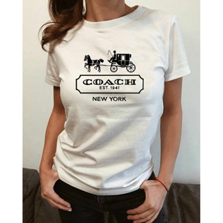 Coach Logo Printed T-shirts Fashion For Men And Women_02