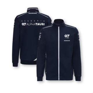 ใหม่ล่าสุด F1 เสื้อแจ็กเก็ต แขนยาว ลายทีมแข่งรถ Scuderia AlphaTauri F1 2023 แฟชั่นฤดูใบไม้ผลิ สําหรับผู้ชาย และผู้หญิง