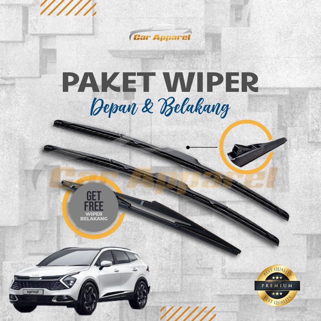 ที่ปัดน้ําฝน Bundling Sportage Gen5 NQ5 2021 Hybrid Cutting 3 ชิ้น