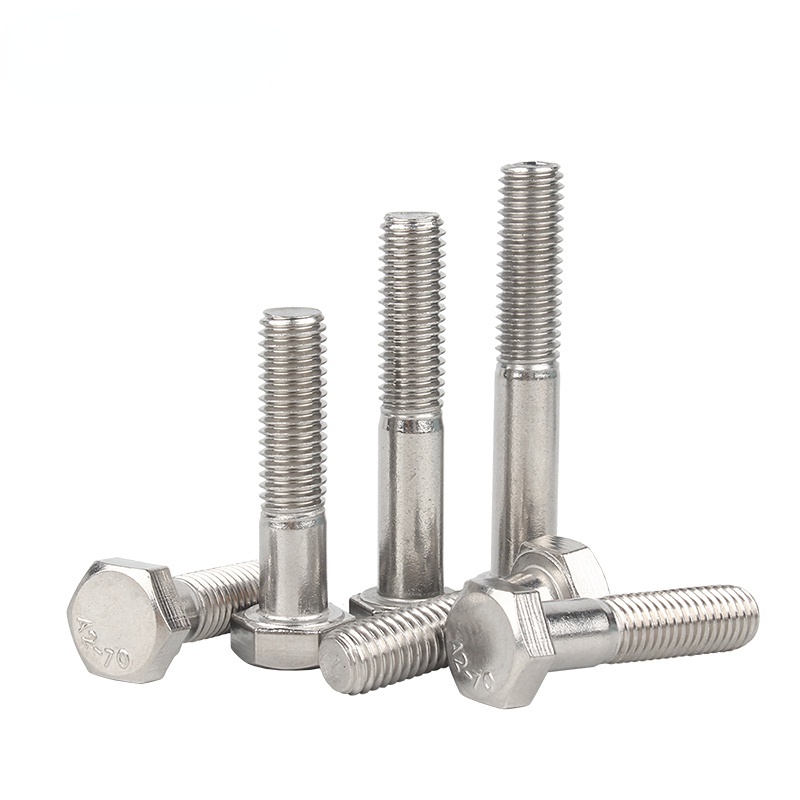 [YMH1] (เธรดครึ่ง) สกรูหัวหกเหลี่ยม น็อตสกรูหัวหกเหลี่ยม น็อต สกรู หัว 6 เหลี่ยม โบลท์ สแตนเลส 304 เกลียวมิล ตลอด หยาบ M6/M8/M10 / Hexagon Head Screw/ Bolt half threaded - รูปที่ 7