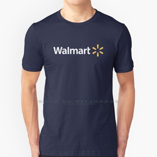 AABเสื้อยืดผ้าฝ้ายพรีเมี่ยม เสื้อยืด ผ้าฝ้ายแท้ 100% พิมพ์ลายโลโก้ Walmart Walmart Employee แคชเชียร์