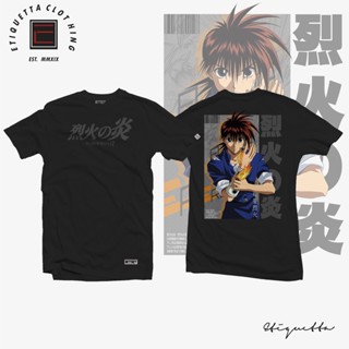 พร้อมส่ง Anime Shirt - ETQTCo. - Flame of Recca - Recca การเปิดตัวผลิตภัณฑ์ใหม่ T-shirt