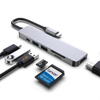 อะแดปเตอร์ฮับ USB C 4K 30Hz Type C เป็น HDMI สําหรับ Macbook Air Pro Samsung USB 3.0