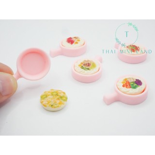 ชุดกระทะพร้อมอาหารจิ๋ว สำหรับบ้านตุ๊กตา อาหารจิ๋ว ชุดกระทะพร้อมอาหาร อาหาร ของจิ๋ว ของตกแต่ง