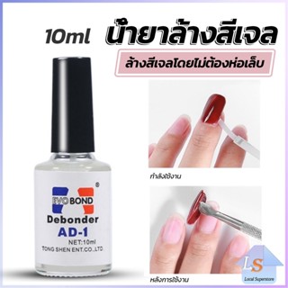 น้ํายาละลายกาว ถอดเล็บ PVC เช็ดกาว  Nail polish remover