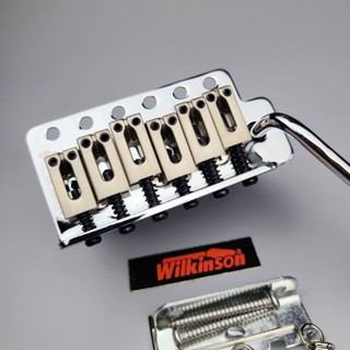 Wilkinson wilkinson Fanta ST บอร์ดสะพานสายกีตาร์ไฟฟ้า WOV02 สีเงิน