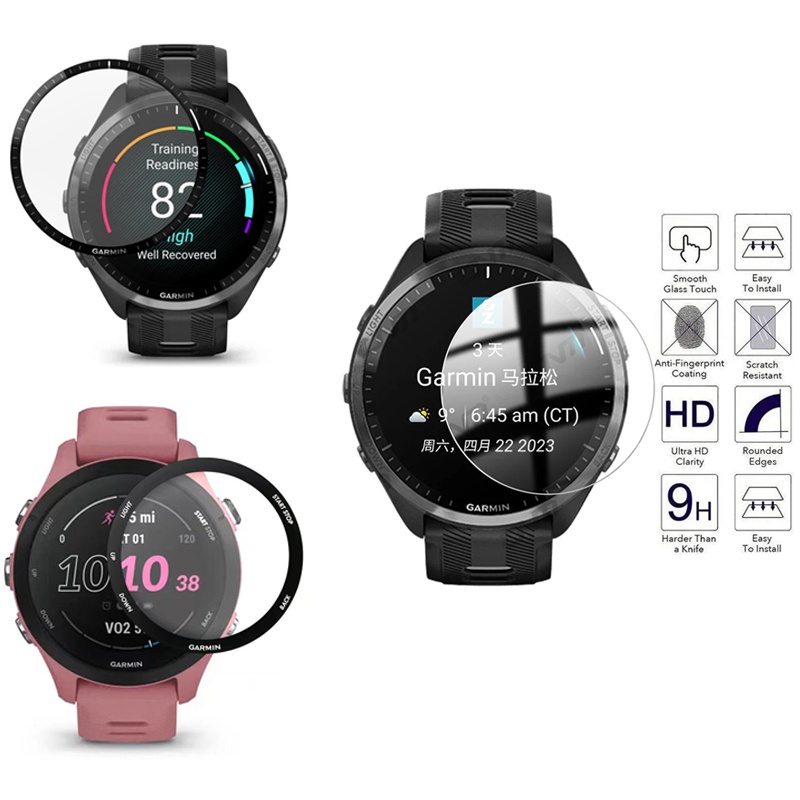 ฟิล์ม TPU แบบนุ่มและตัวป้องกันหน้าจอ PMMA สําหรับผู้เบิกทาง GARMIN 970 570 42 มม.47 มม.กระจกนิรภัยป้องกันรอยขีดข่วนป้องกัน