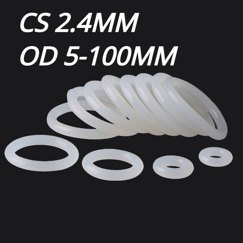 [จัดส่งด่วน] ปะเก็นโอริงแหวนยางซิลิโคน Cs2.4 มม. * Od8 มม.-60 มม.