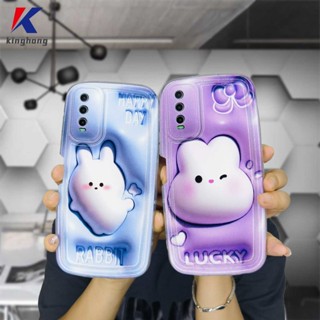 เคสโทรศัพท์มือถือ ลายการ์ตูนกระต่ายนําโชค 3D สําหรับ VIVO Y35 Y21A Y21T Y12S Y02 Y12 Y22 Y22S Y20 Y16 Y15S Y15C Y91C Y21 2021 Y30 Y21S Y20S Y12i Y3S Y33T Y21E Y21G Y15A Y01 Y01A Y91 Y30i Y93 Y95 Y15 Y17 Y50 Y53S Y51 2020 Y51A Y10 Y33S