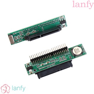 Lanfy อะแดปเตอร์การ์ด Sata เป็น IDE ความเร็ว 1.5Gbs รองรับพอร์ต ATA 133 100 44 Pin HDD CD DVD