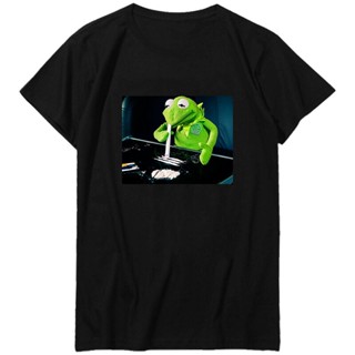 【เสื้อยืดใหม่】เสื้อผ้าผชกบ Muppet ฮิปสเตอร์ ตลก NarcosS-5XL