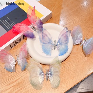 [highbuying] กิ๊บติดผม ลายผีเสื้อ สไตล์โบราณ สําหรับเด็ก พร้อมส่ง