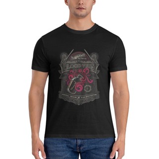 เสื้อยืด ผ้าฝ้าย พิมพ์ลายกราฟฟิค Yharnam Bloodborne
