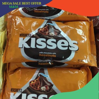 Hersheys kisses chocolate มีฮาลาล 315-330 gm แพ็คใหญ่กว่าเดิม