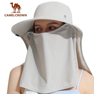 CAMEL CROWN หมวกชาวประมง ทนรังสียูวี ปีกกว้าง