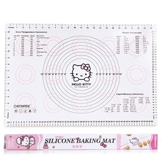 ใหม่ แผ่นนวดแป้ง ลายการ์ตูน Hello Kitty Kawaii Sanrio อุณหภูมิสูง สําหรับทําเบเกอรี่