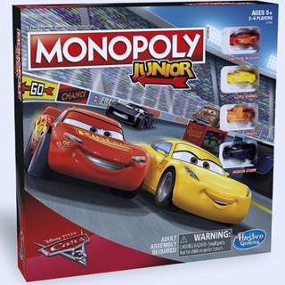 Monopoly Junior: Disney Pixar Cars 3 Edition