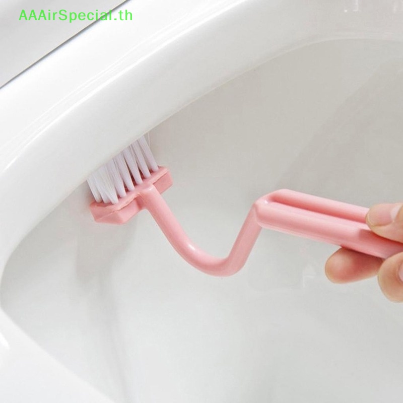 Aaairspecial แปรงทําความสะอาดมุมห้องน้ํา ด้ามจับยาว รูปตัว V