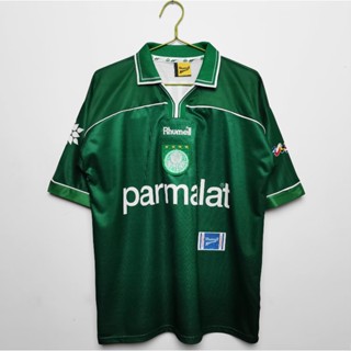 เสื้อกีฬาแขนสั้น ลายทีมชาติฟุตบอล Palmeiras 1999 season S-XXL ชุดเหย้า สไตล์วินเทจ แห้งเร็ว สําหรับผู้ชาย