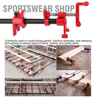 Sportswear Shop  3/4 นิ้วที่หนีบท่อมือหมุนแนวตั้งงานไม้ Quick Clamp Fixture Carpenter เครื่องมือ