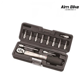 ประแจปอนด์ ตัวขัน 6 เหลี่ยมวัดแรง Bike Hand : Torque wrench set