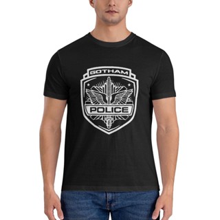 พร้อมส่ง เสื้อยืด พิมพ์ลาย Gotham City Police Department Gcpd Of The Dark Knight คุณภาพสูง สไตล์เรโทร สําหรับผู้ชาย