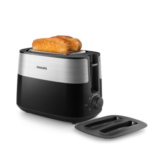 กะทะไฟฟ้า Philips Toaster เครื่องปิ้งขนมปัง HD2517/90