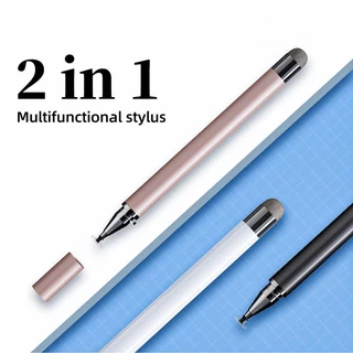 Hdoolink 2 in 1 ปากกาสไตลัส สากล สําหรับแท็บเล็ต โทรศัพท์มือถือ Android IOS โทรศัพท์ iPad อุปกรณ์เสริมการวาดภาพแท็บเล็ต ปากกาสัมผัสหน้าจอ แบบ Capacitive