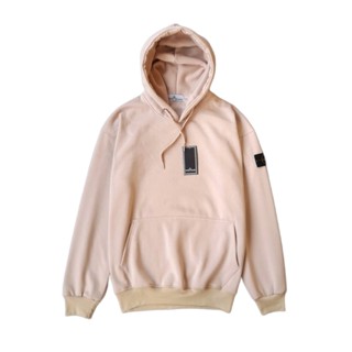 เสื้อแจ็กเก็ตมีฮู้ด ลาย Stone ISLAND PATCH CREAM