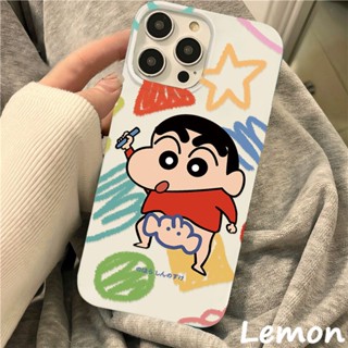 เคสโทรศัพท์มือถือนิ่ม ลายการ์ตูนชินจังน่ารัก แวววาว สีขาว สําหรับ Iphone 14pro 14promax 13 13pro 13promax 11 12 12pro 12promax XR XSMAX 7P 8P