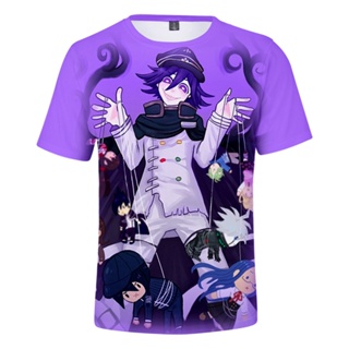 ใหม่ เสื้อยืดลําลอง แขนสั้น พิมพ์ลาย Kokichi Ouma T Harajuku Anume Game Danganronpa สําหรับผู้ชาย