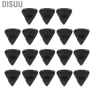 Disuu Cascading Hanger   Wear Resistant 18PCS Black Clothes Hanger Hooks Lightweight Plastic  for Household Closet