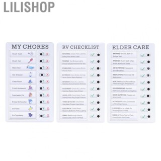 Lilishop Kids Chore Chart Chore Chart Memo Boards Fine Workmanship PVC Material for Office for Family