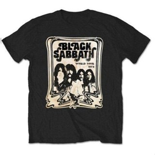 [COD]Black Sabbath World Tour 78 T Shirtใหม่S-5XL