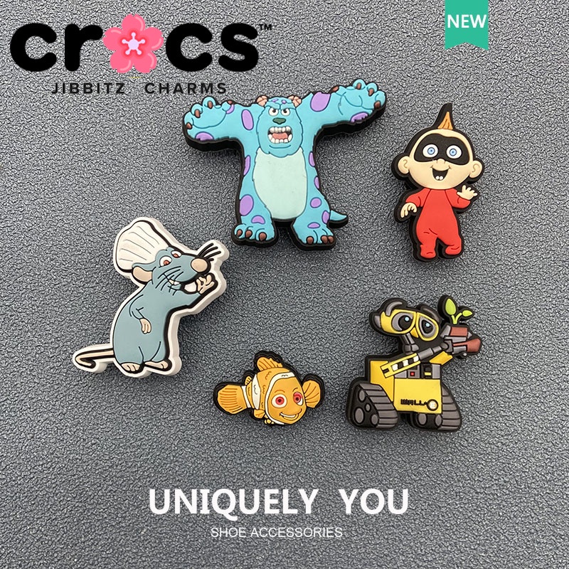 Disney Crocs jibbitz บักเกิลติดรองเท้า รูปดอกไม้ดิสนีย์ DIY