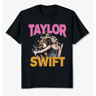 【ใหม่】Chengxing เสื้อยืดแขนสั้น คอกลม พิมพ์ลาย Taylor Swift Music Fans แฟชั่นสําหรับผู้หญิง และผู้ชาย