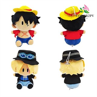 Taylor2pv ตุ๊กตาการ์ตูนอนิเมะลูฟี่ ลูฟี่ ของขวัญวันเกิด ของเล่นนุ่มนิ่ม Ace Roronoa Zoro Chopper Doll Luffy Stuffed Toy