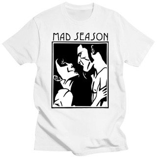 เสื้อยืดแขนสั้น พิมพ์ลาย Mad Season สไตล์วินเทจ สําหรับผู้ชาย