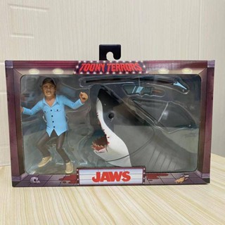 Neca03346 Toony Terrors Great White Shark โมเดลการ์ตูนปลาฉลาม ของแท้