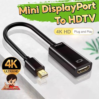 ✨สายแปลงสัญญาณ Mini DisplayPort เป็น HDTV ความละเอียดสูง 4Kx2K /1080P  MiniDisplayport Converter