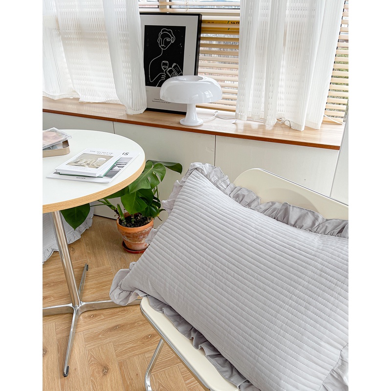 ปลอกหมอน ผ้าฝ้ายแท้ แบบหนา 48x74 ซม. สไตล์เกาหลี 40 ชิ้น - รูปที่ 6