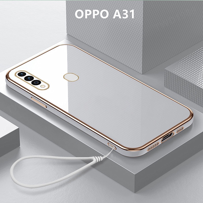 เคส OPPO A31 case ชายแดนชุบ TPU แบบนิ่ม เคสมือถือ เคสโทรศัพท์ OPPO A31 2020