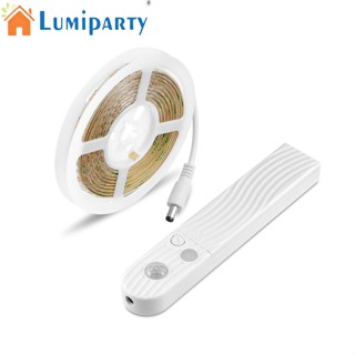 Lumiparty สายไฟ Led 60 ดวง 5v เซนเซอร์อินฟราเรด ตรวจจับการเคลื่อนไหว สําหรับติดใต้ตู้ เตียง บันได ทีวี