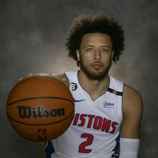 เสื้อกีฬาบาสเก็ตบอล แขนกุด ลายทีม Detroit Pistons Jersey No.2 Cade Cunningham 22-23 Season สําหรับผู้ชาย