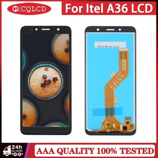 Itel A36 อะไหล่หน้าจอสัมผัสดิจิทัล LCD แบบเปลี่ยน