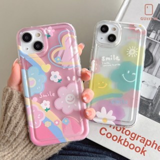 เคสโทรศัพท์มือถือ ซิลิโคนใส กันกระแทก ป้องกันกล้อง สีสันสดใส สําหรับ เคสไอโฟน11 เคสไอโฟน 14 13 Pro Max 12 Pro Max 11 Pro Max 7 8plus XR XS